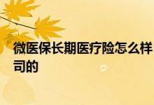 微医保长期医疗险怎么样 微医保长期医疗险3年期是哪家公司的