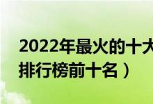 2022年最火的十大抖音歌曲（抖音最火歌曲排行榜前十名）