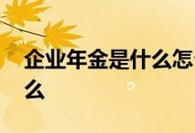 企业年金是什么怎么查询提取 企业年金是什么