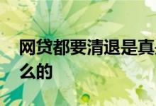 网贷都要清退是真是假 网贷要人脸识别做什么的