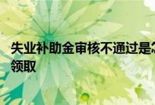 失业补助金审核不通过是怎么回事 为什么失业补助金要慎重领取 