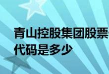 青山控股集团股票代码 请问青山控股的股票代码是多少 