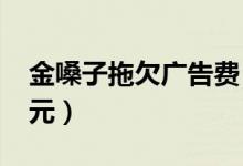 金嗓子拖欠广告费（拖欠广告费总共5167万元）