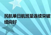 民航单日航班量连续突破10000班航空运输市场恢复态势持续向好