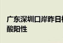 广东深圳口岸昨日检测出1名跨境货车司机核酸阳性