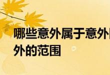 哪些意外属于意外险的报销范围 意外险中意外的范围
