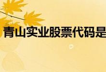青山实业股票代码是多少 青山股票代码多少 