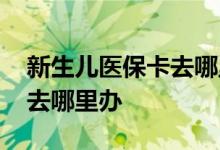 新生儿医保卡去哪里办石家庄 新生儿医保卡去哪里办