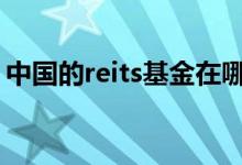 中国的reits基金在哪买 国内reits基金哪里买