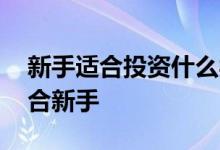 新手适合投资什么类型基金 投资什么基金适合新手