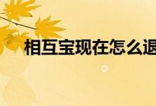 相互宝现在怎么退 相互宝为什么退不了