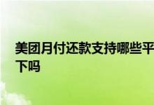 美团月付还款支持哪些平台 美团月付怎么还款 可以介绍一下吗