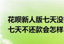 花呗新人版七天没有还款怎么办 花呗新人版七天不还款会怎样
