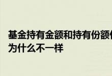基金持有金额和持有份额什么意思 基金持有金额和持有份额为什么不一样