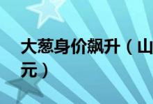 大葱身价飙升（山西太原葱价今年每斤3 68元）