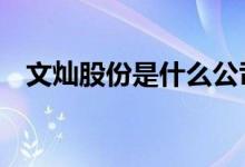 文灿股份是什么公司 文灿股份是什么公司