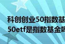 科创创业50指数基金买哪个公司的 科创创业50etf是指数基金吗
