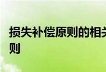 损失补偿原则的相关知识，什么是损失补偿原则
