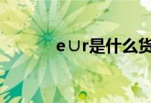 e∪r是什么货币 r$是什么货币