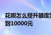 花呗怎么提升额度到1000 花呗怎么提升额度到10000元