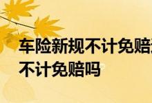 车险新规不计免赔还要购买吗 车险新规还有不计免赔吗