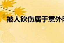 被人砍伤属于意外险吗 砍伤属于意外险吗