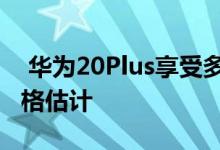  华为20Plus享受多少？华为享受20多万的价格估计 