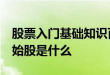 股票入门基础知识百科 股票入门基础知识 原始股是什么
