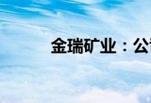 金瑞矿业：公司实控人发生变更