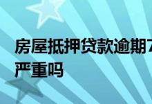 房屋抵押贷款逾期7个月 平台贷款逾期一个月严重吗