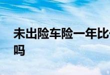未出险车险一年比一年便宜吗 车险一年一上吗