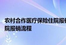 农村合作医疗保险住院报销比例是多少 农村合作医疗保险住院报销流程 