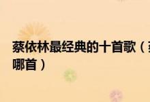 蔡依林最经典的十首歌（蔡依林好听的歌JOLIN的歌你最爱哪首）