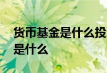 货币基金是什么投资品种 货币基金投资品种是什么