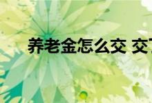 养老金怎么交 交了15年还要继续交吗 