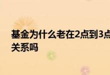 基金为什么老在2点到3点往下跌 两点买的基金三点下跌有关系吗