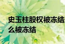 史玉柱股权被冻结最新消息 史玉柱股权为什么被冻结