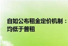 自如公布租金定价机制：整体租金环比、同比波动不足3%均低于普租