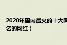 2020年国内最火的十大网红（2020十大网红排行榜排前十名的网红）