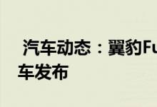  汽车动态：翼豹FutureSportConcept概念车发布 