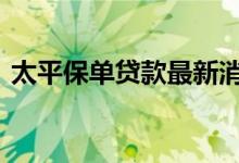 太平保单贷款最新消息 太平保单贷款怎么贷