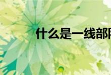 什么是一线部队 什么是一价定律