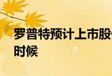 罗普特预计上市股价 罗普特上市时间是什么时候 