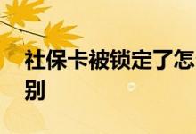 社保卡被锁定了怎么办 社保卡和银行卡的区别 