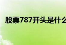 股票787开头是什么板 股票787开头是什么股 