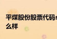 平煤股份股票代码sh601666平煤股份股票怎么样