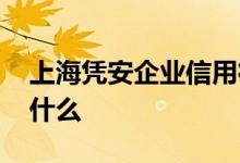 上海凭安企业信用征信有限公司 凭安信用是什么