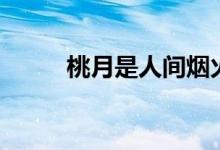 桃月是人间烟火（桃月是指几月）