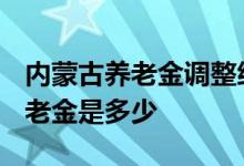 内蒙古养老金调整细则2022调整一览 今年养老金是多少 