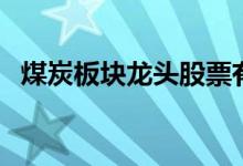 煤炭板块龙头股票有哪些（煤炭股票名单）